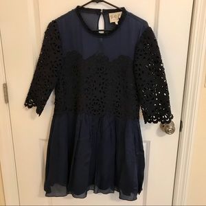 SEA NY navy tunic dress, size 2